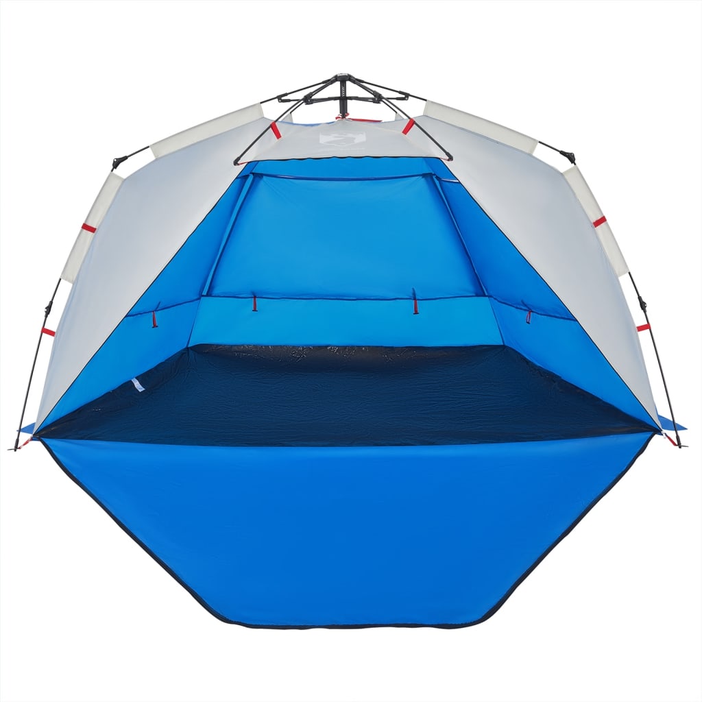 Beach Tent 3 Persons Azure Blue Quick Release Waterproof