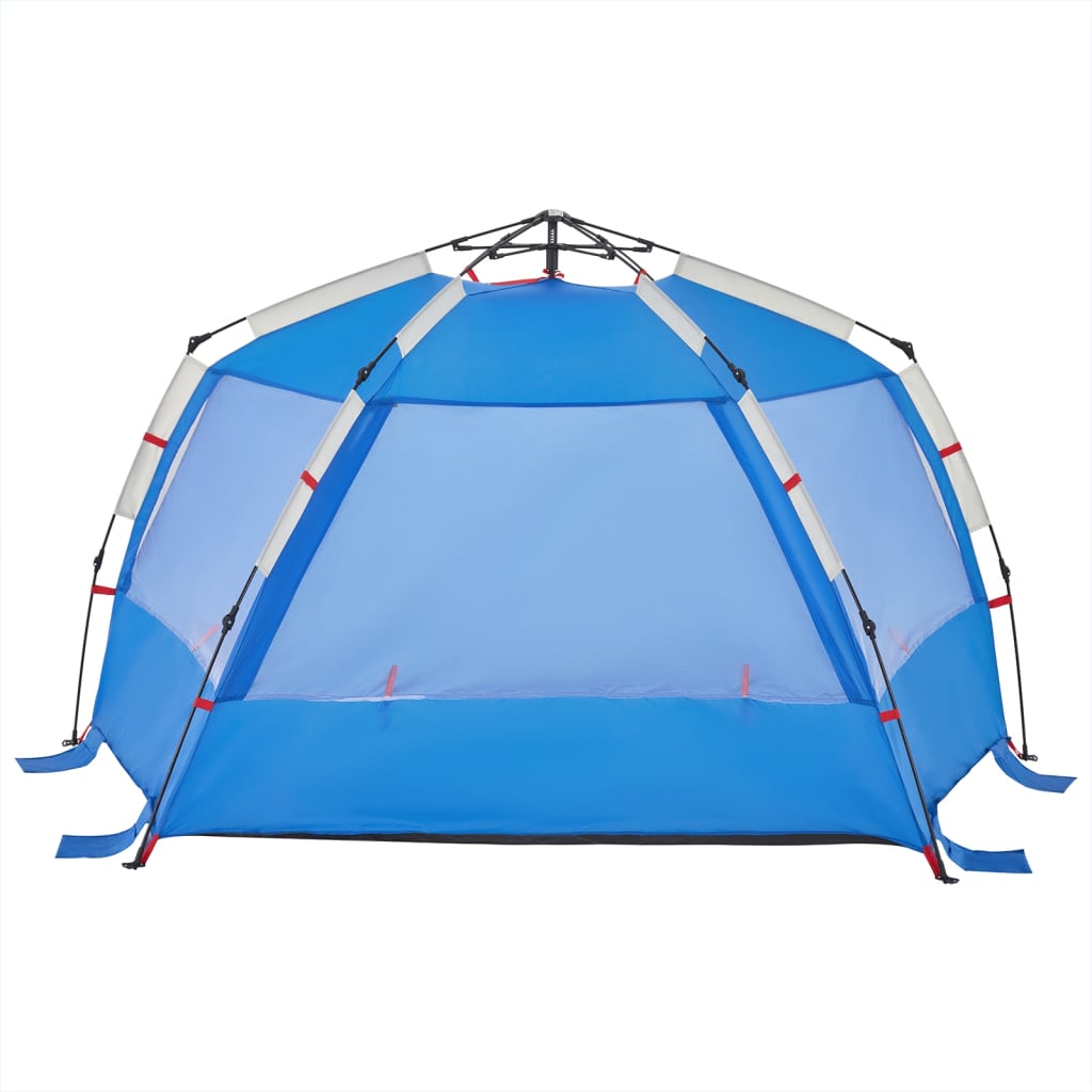 Beach Tent 3 Persons Azure Blue Quick Release Waterproof