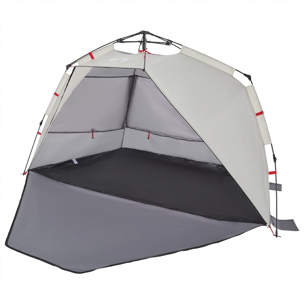 Beach Tent 3 Persons Gray Quick Release Waterproof