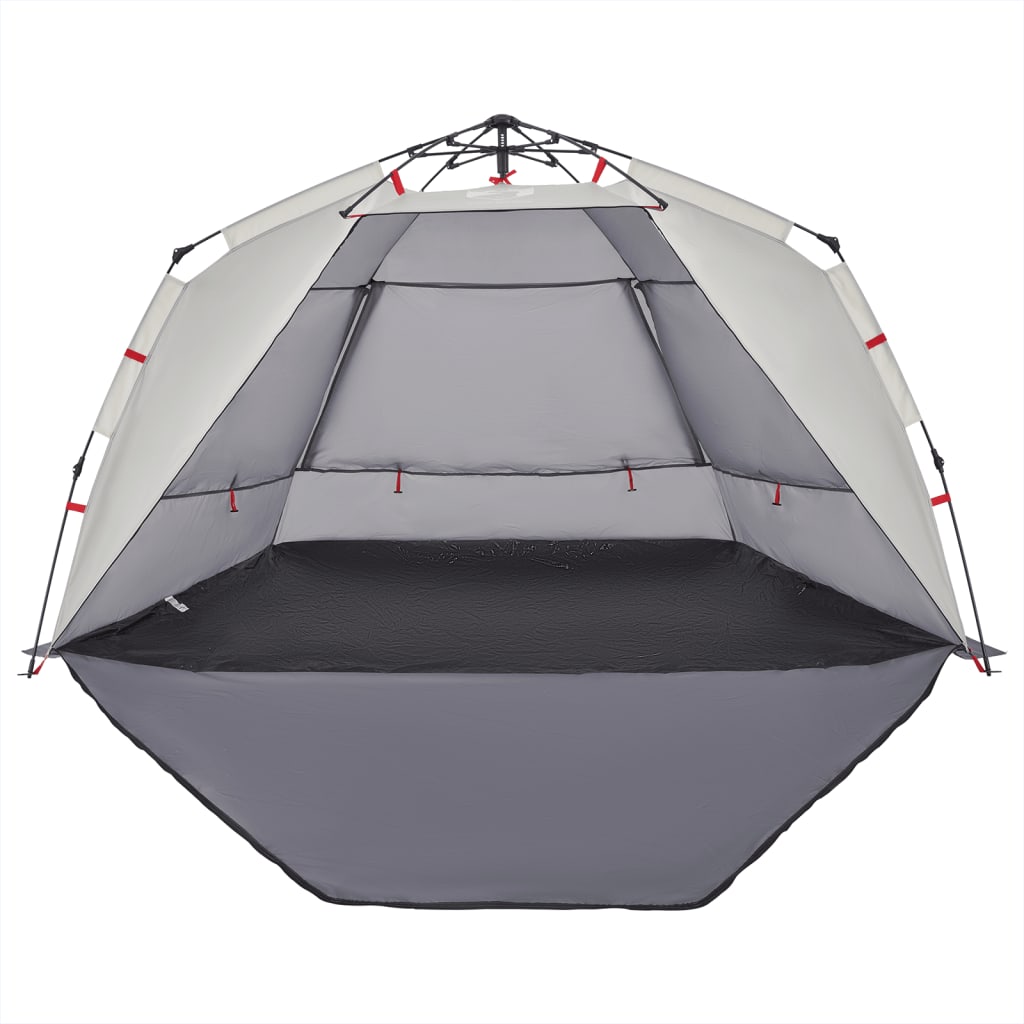 Beach Tent 3 Persons Gray Quick Release Waterproof