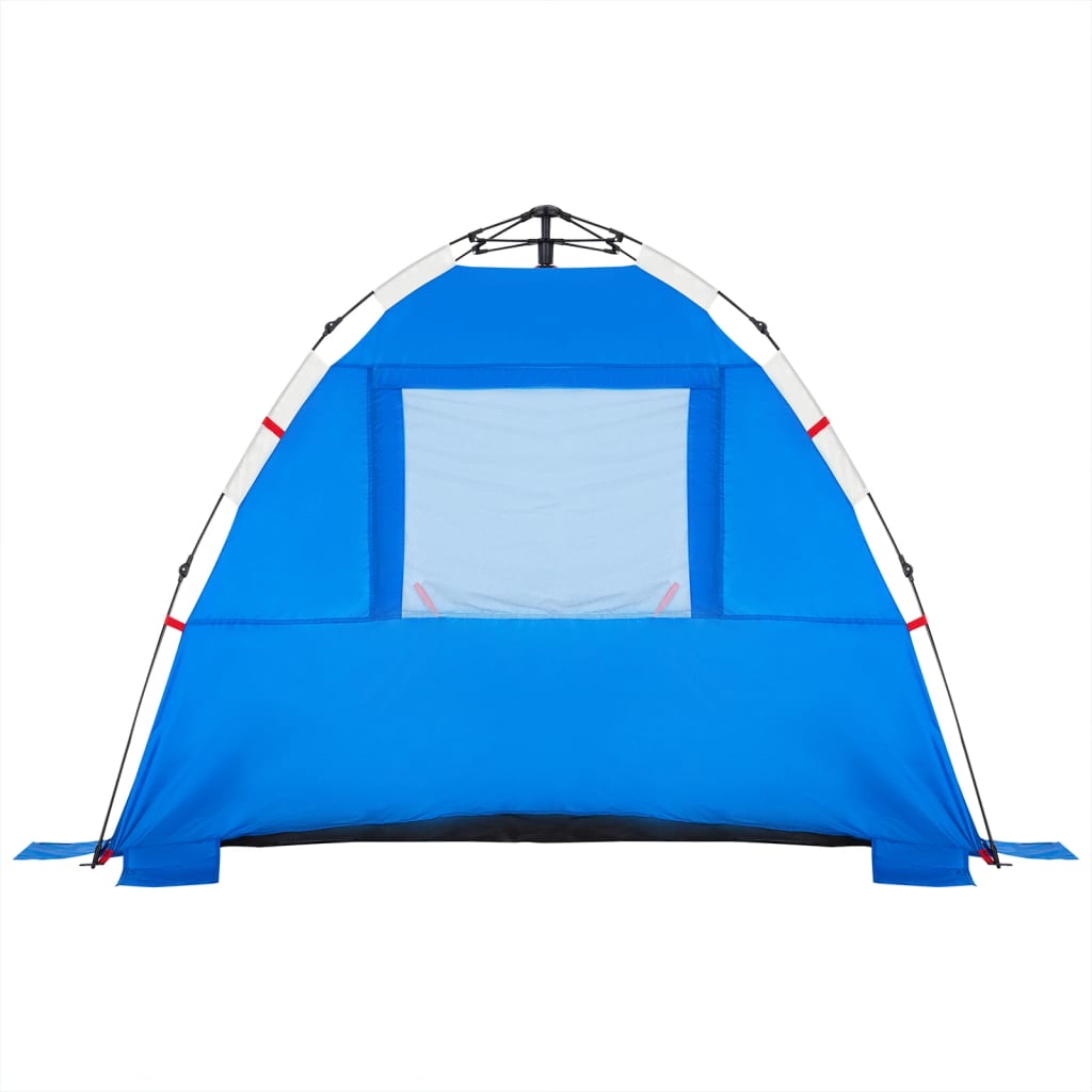 Beach Tent 3 Persons Azure Blue Quick Release Waterproof