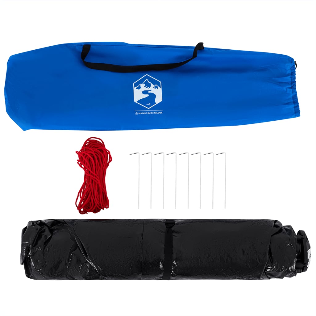Beach Tent 3 Persons Azure Blue Quick Release Waterproof