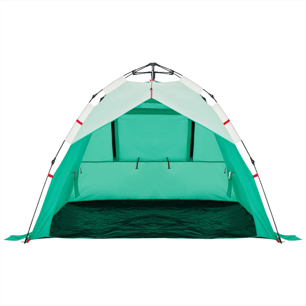 Beach Tent 3 Persons Sea Green Quick Release Waterproof