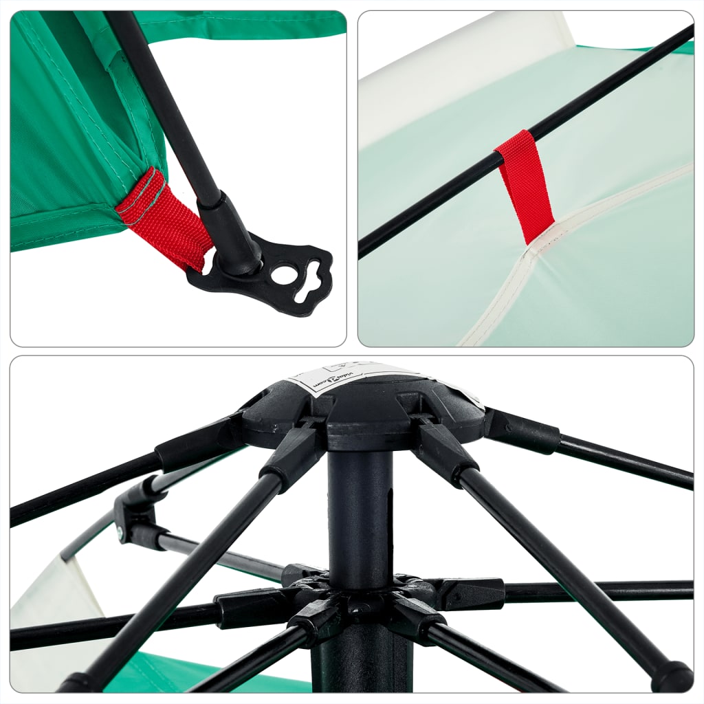 Beach Tent 3 Persons Sea Green Quick Release Waterproof