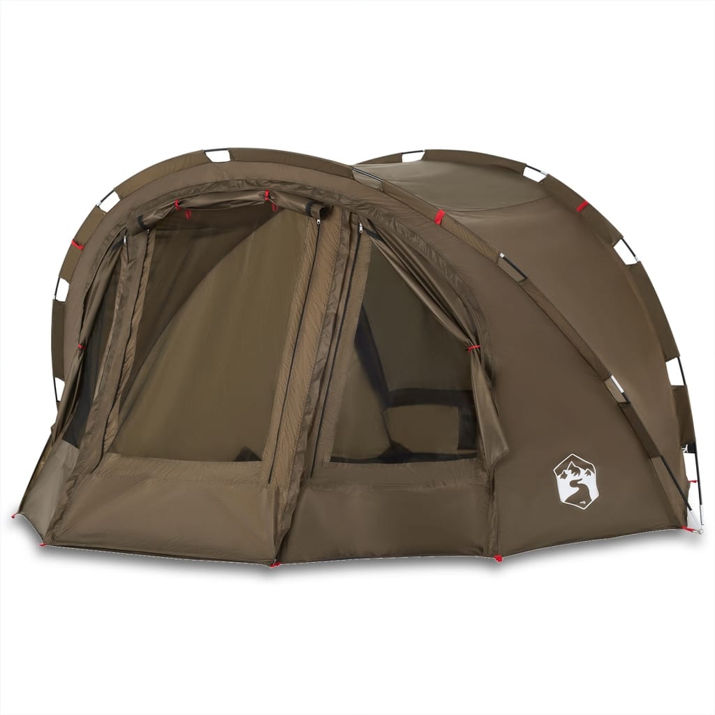 Fishing Tent 4 Persons Olive Green Waterproof