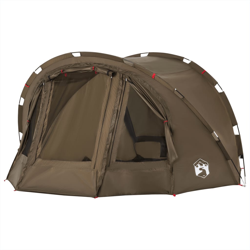 Fishing Tent 4 Persons Olive Green Waterproof