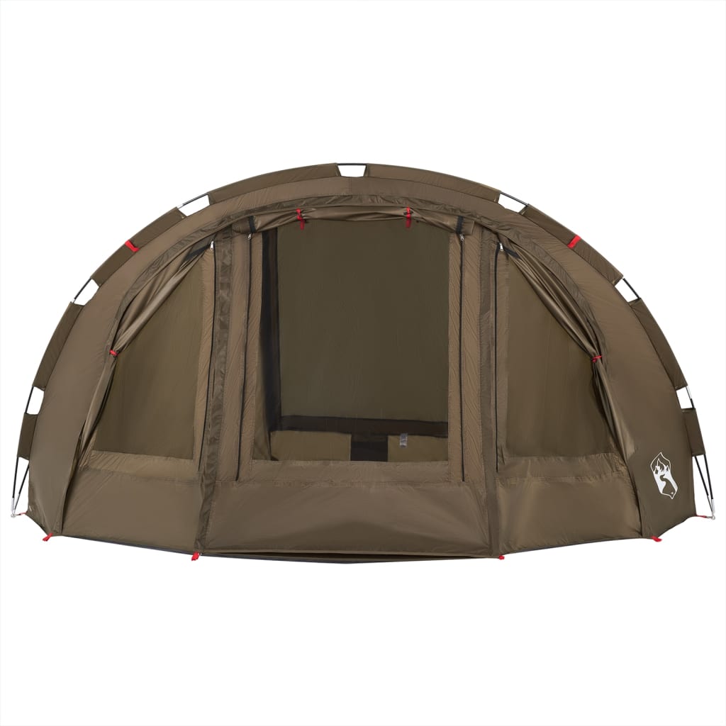 Fishing Tent 4 Persons Olive Green Waterproof