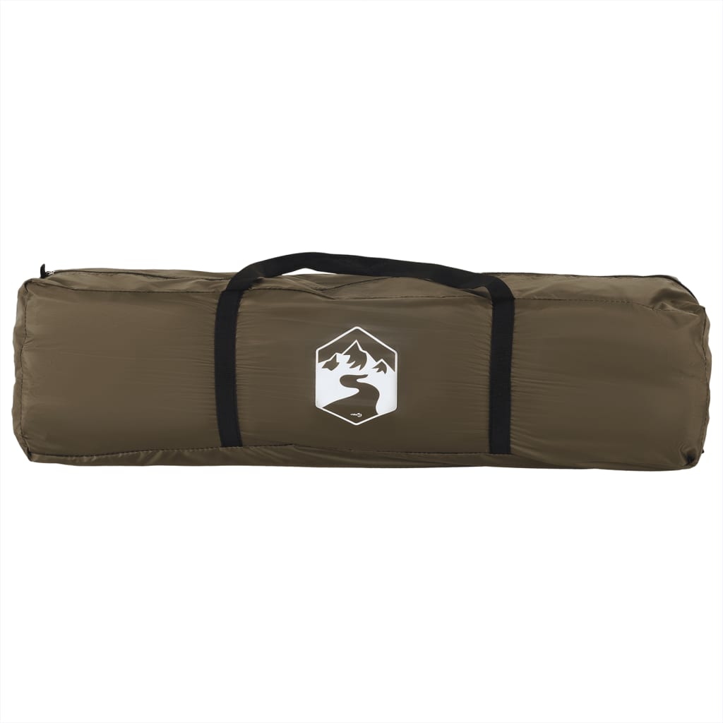 Fishing Tent 4 Persons Olive Green Waterproof