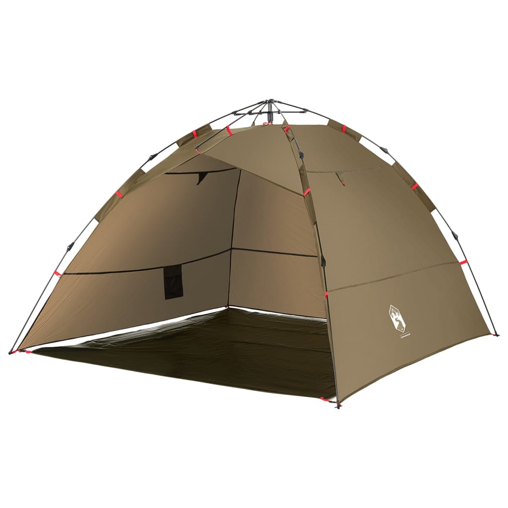 Fishing Tent 4 Persons Olive Green Quick Release