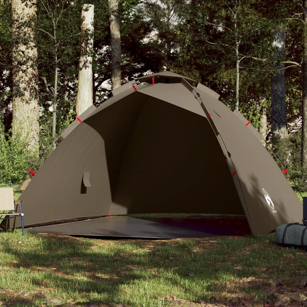 Fishing Tent 4 Persons Olive Green Quick Release