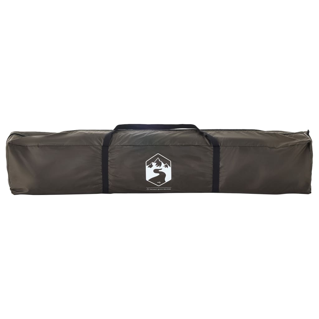 Fishing Tent 4 Persons Brown Quick Release