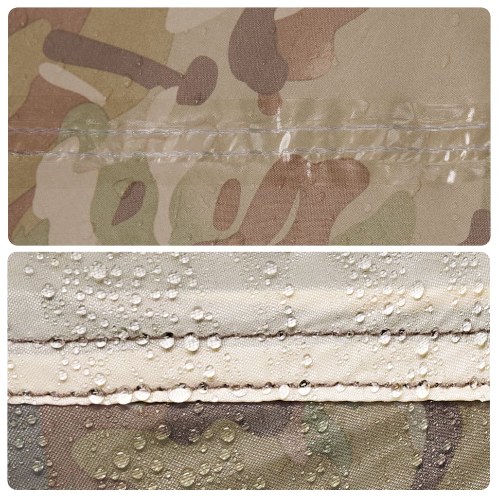 Tente de pêche 4 personnes motif camouflage dégagement rapide