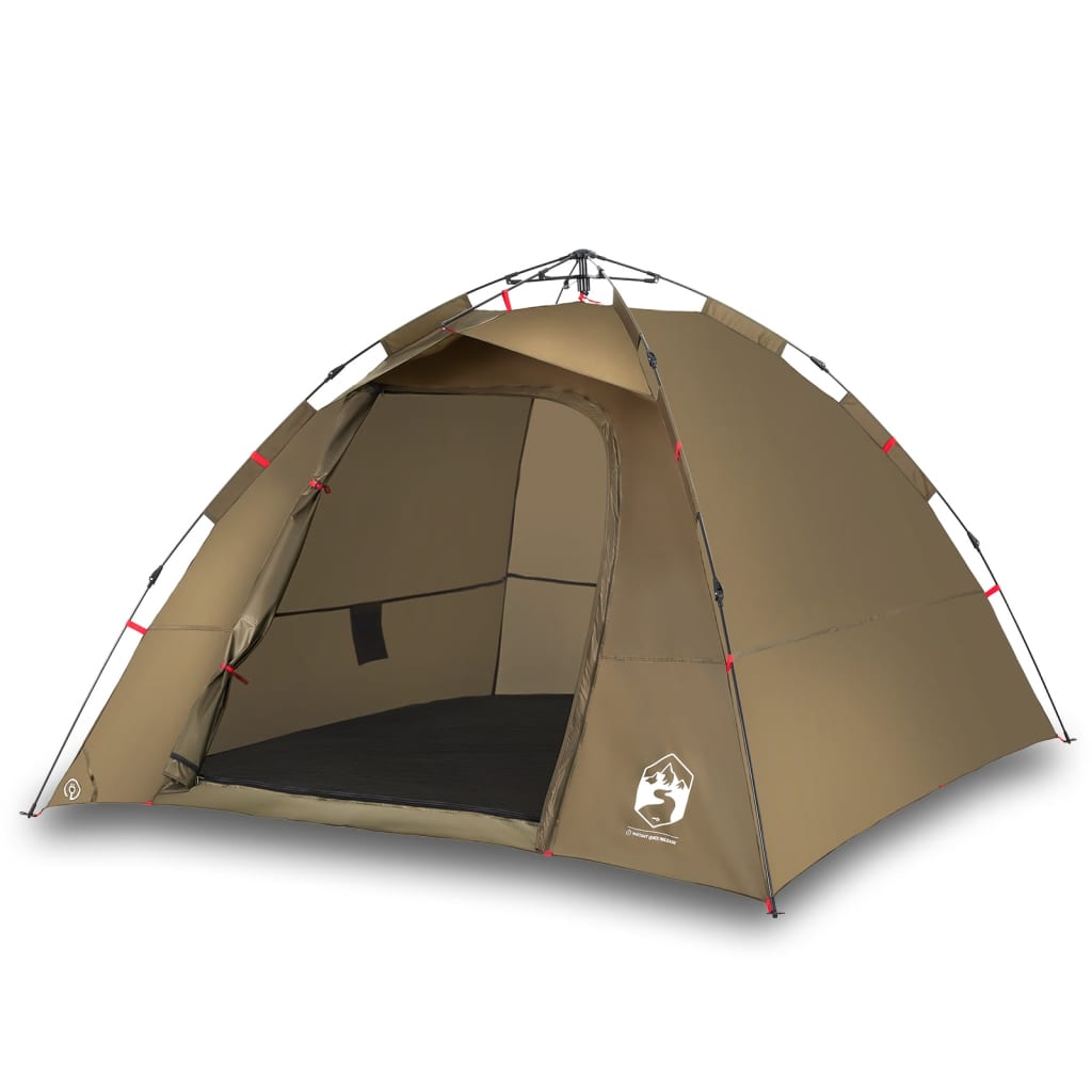 Fishing Tent 4 Persons Olive Green Quick Release