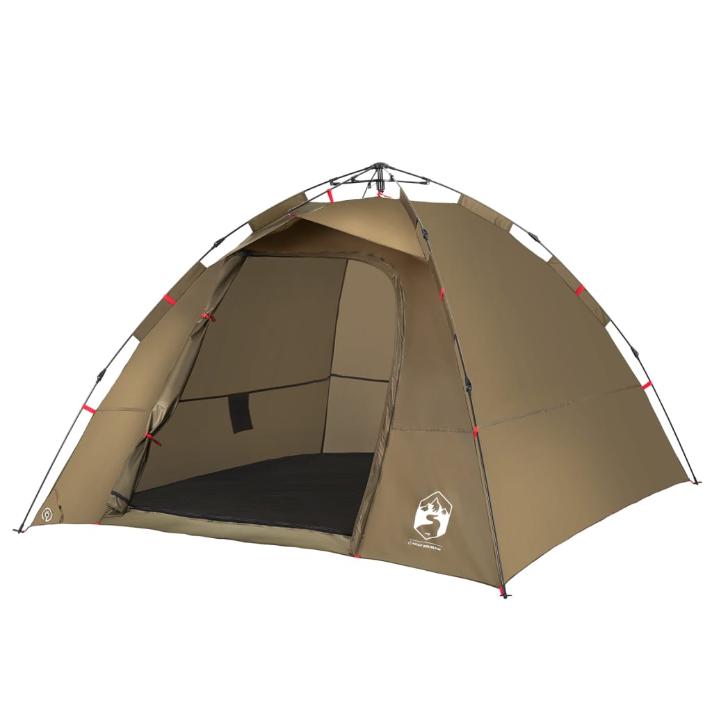 Fishing Tent 4 Persons Olive Green Quick Release