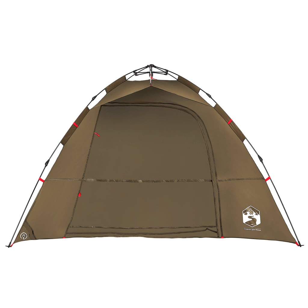 Fishing Tent 4 Persons Olive Green Quick Release
