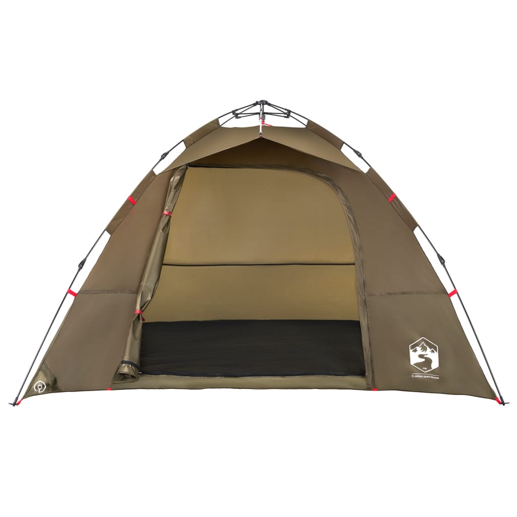 Fishing Tent 4 Persons Olive Green Quick Release