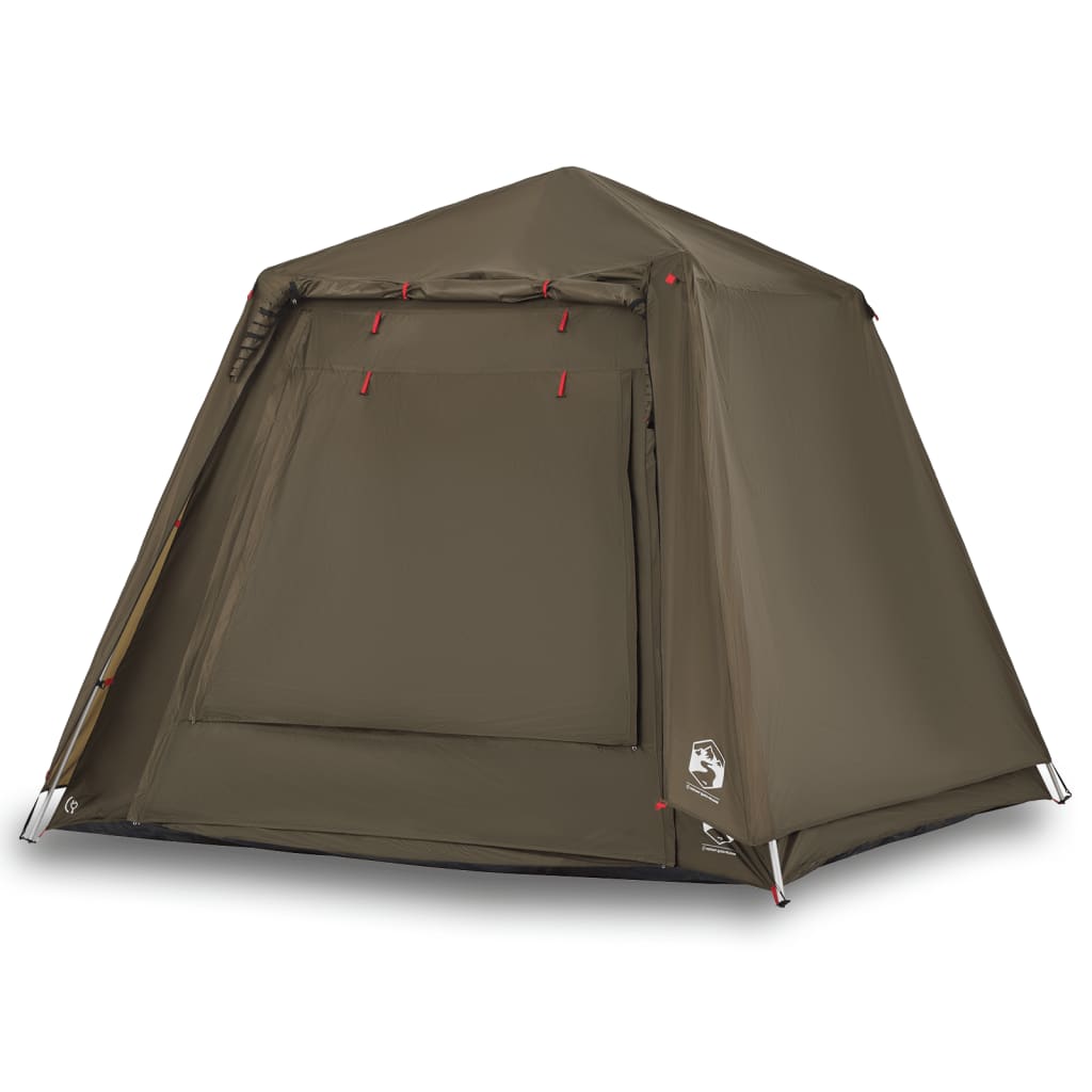 Fishing Tent 4 Persons Olive Green Quick Release
