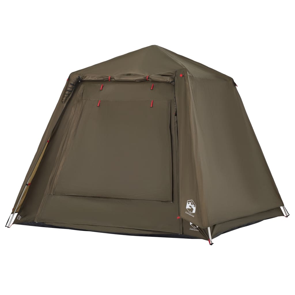 Fishing Tent 4 Persons Olive Green Quick Release