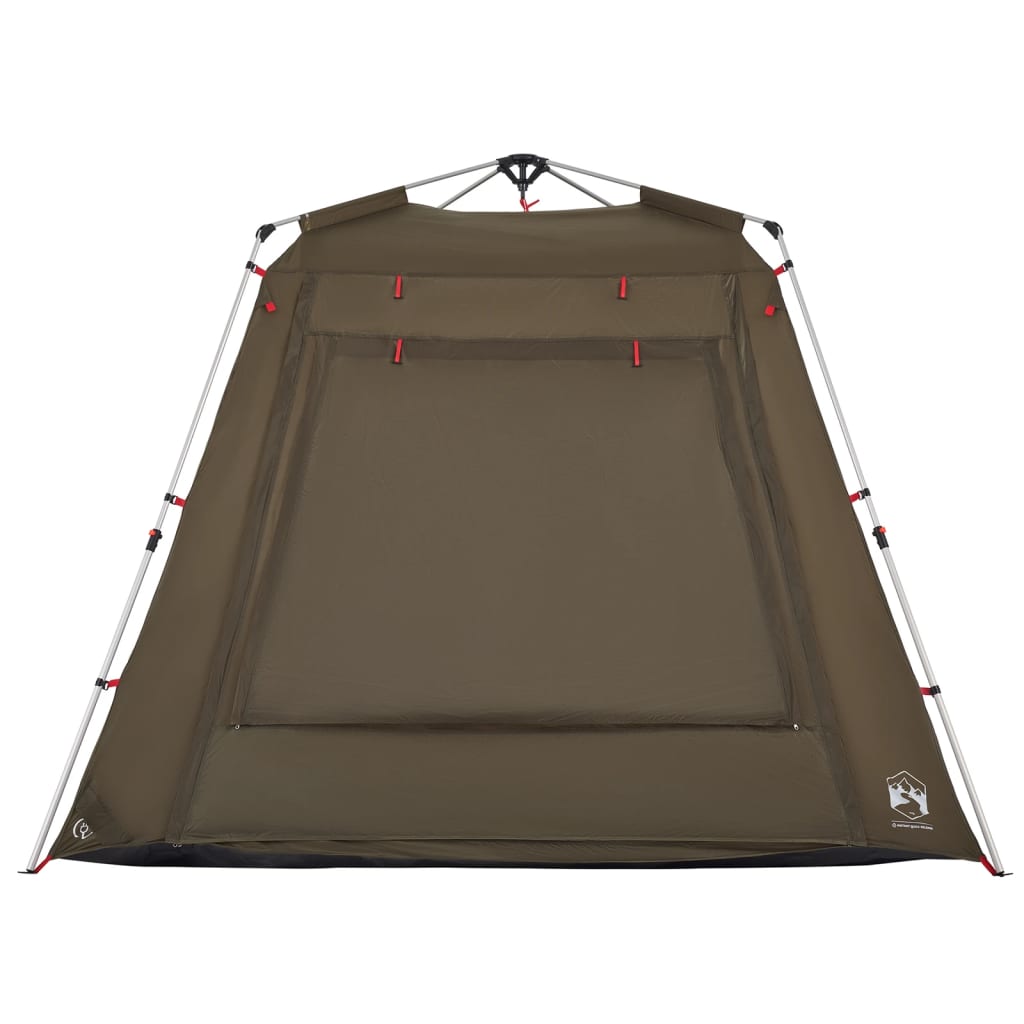 Fishing Tent 4 Persons Olive Green Quick Release