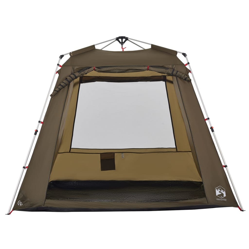 Fishing Tent 4 Persons Olive Green Quick Release
