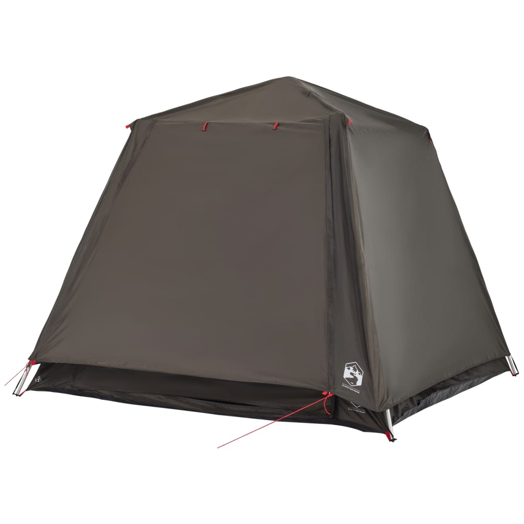 Fishing Tent 4 Persons Brown Quick Release