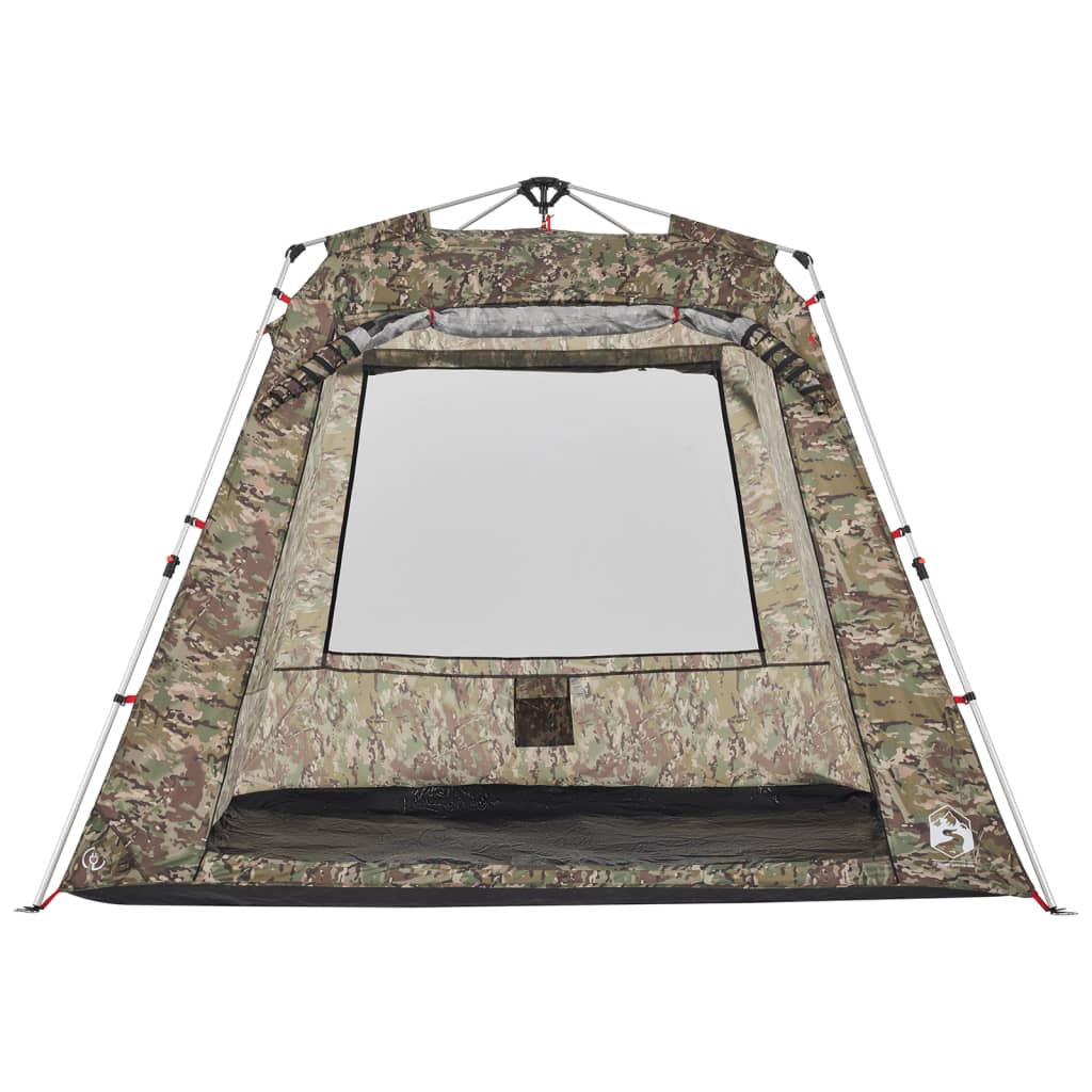 Fishing Tent 4 Persons Camouflage Quick Release