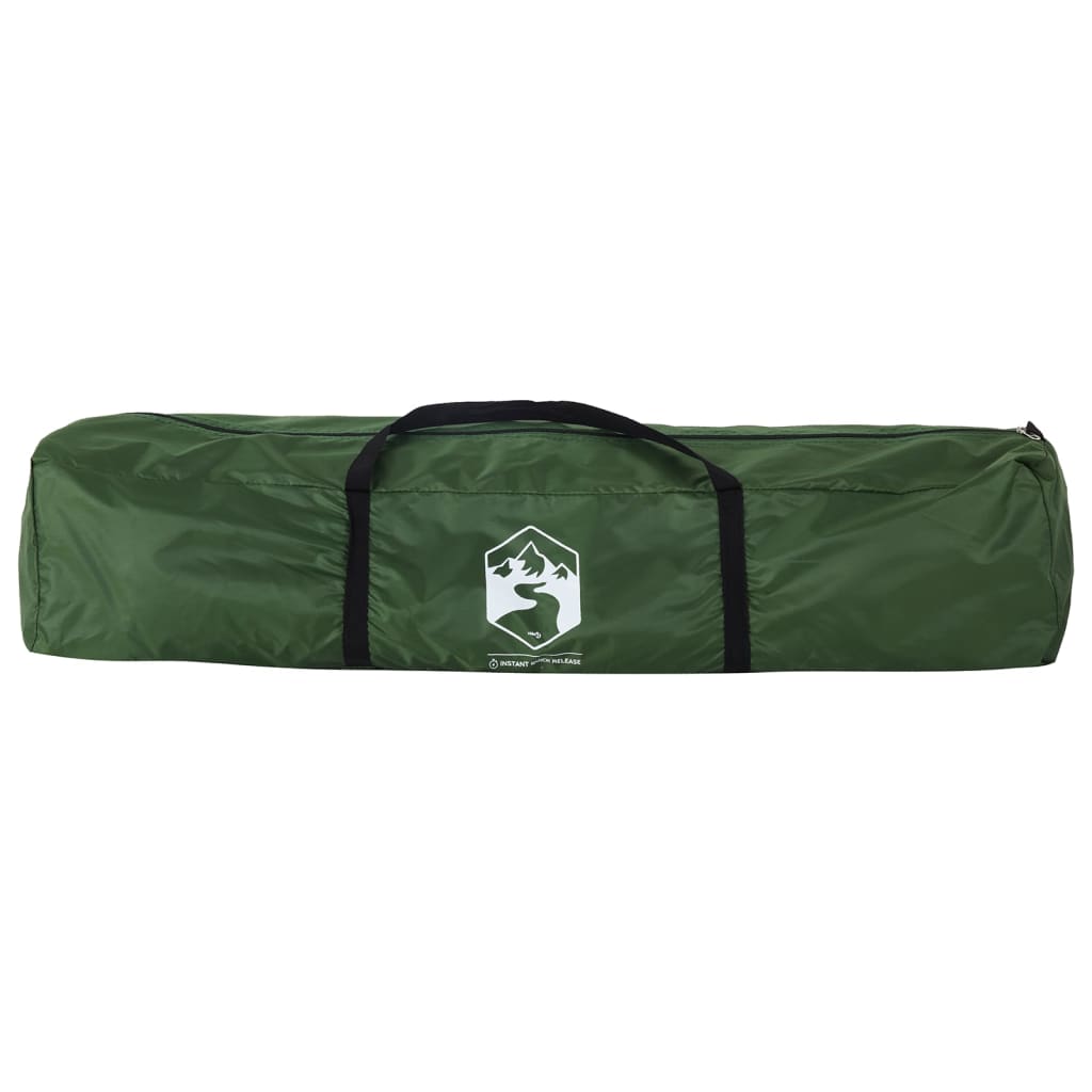 Camping Tent 4 Persons Green Quick Release