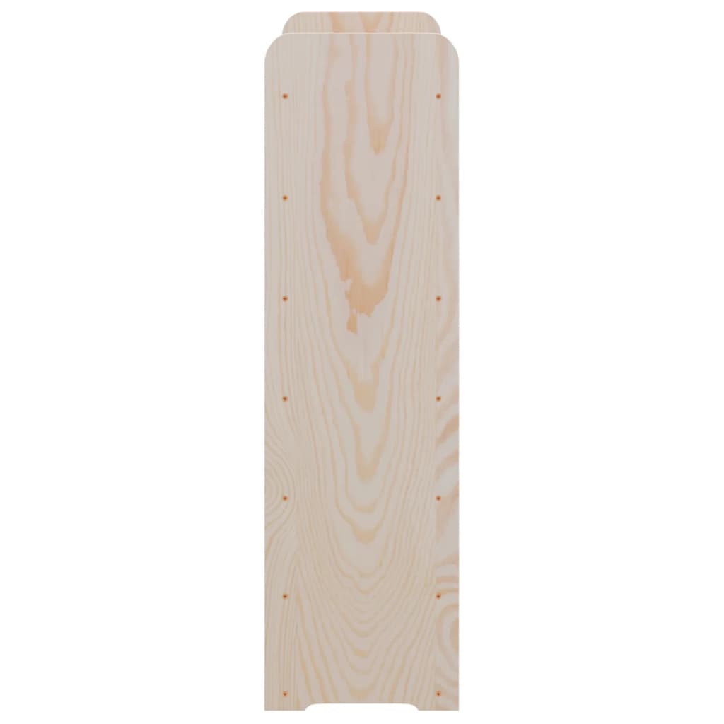 Wine rack with top plate 67.5x25x87 cm solid pine wood