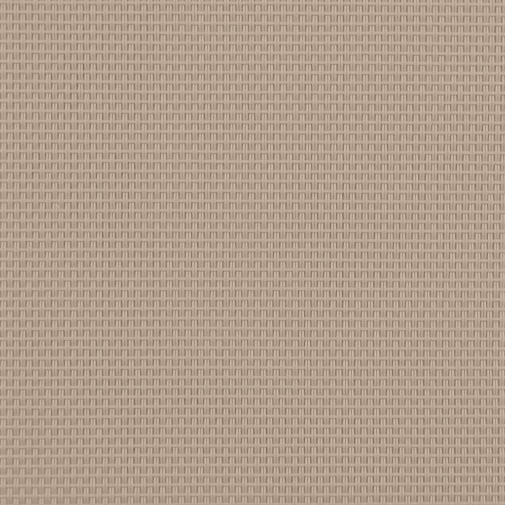 Chaises longues, lot de 2. Bois d'acacia massif taupe et textilène