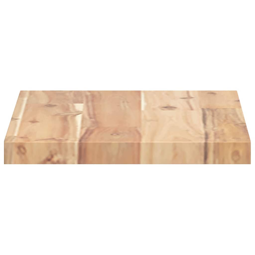 Schweberegale 3 Stk. 40x20x2 cm Massivholz Akazie Unbehandelt