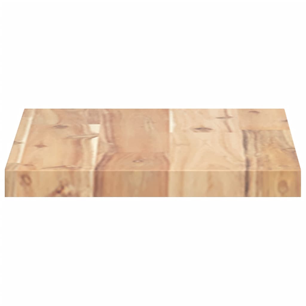 Schweberegale 3 Stk. 60x20x2 cm Massivholz Akazie Unbehandelt