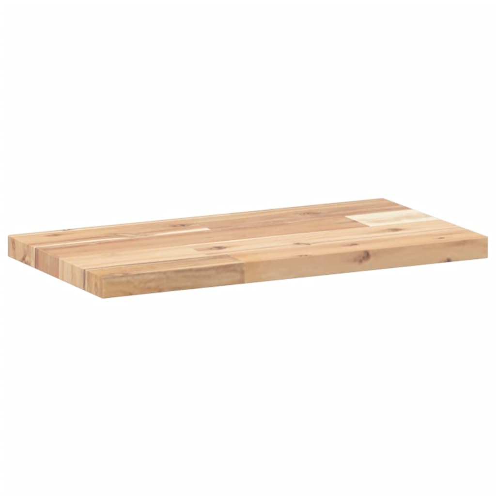 Schweberegale 4 Stk. 60x20x2 cm Massivholz Akazie Unbehandelt