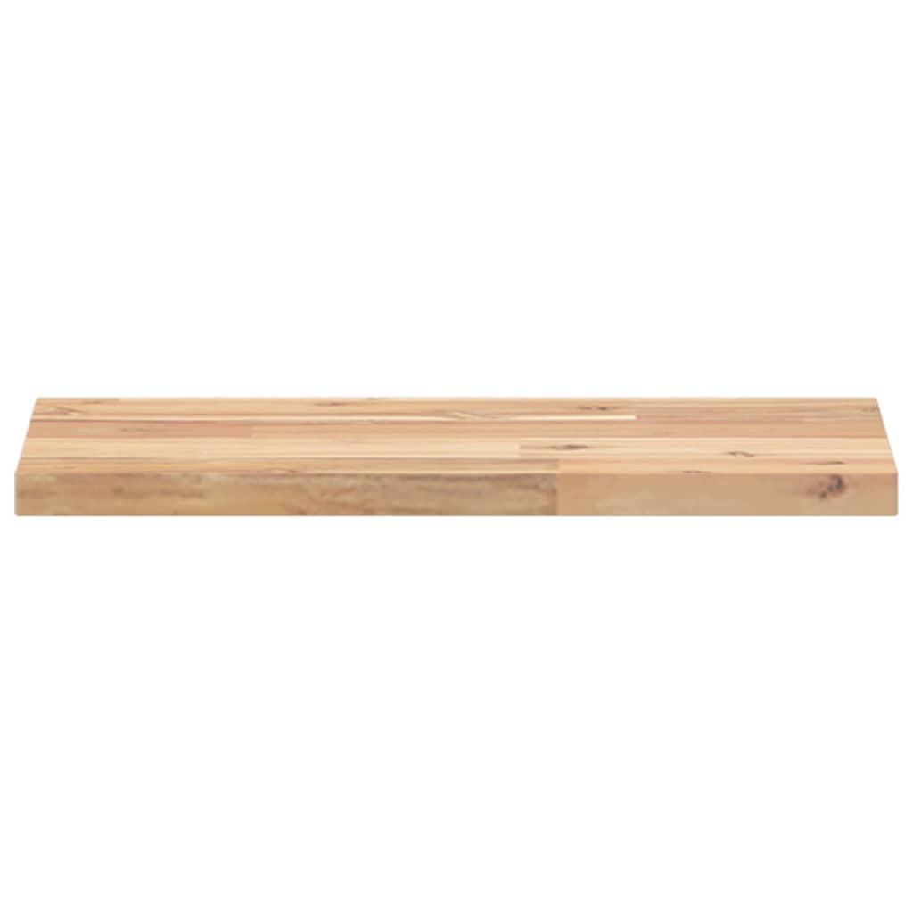 Schweberegale 4 Stk. 60x20x2 cm Massivholz Akazie Unbehandelt