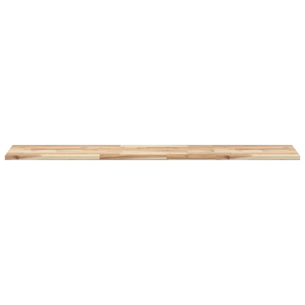 Schweberegal 140x30x2 cm Massivholz Akazie Unbehandelt