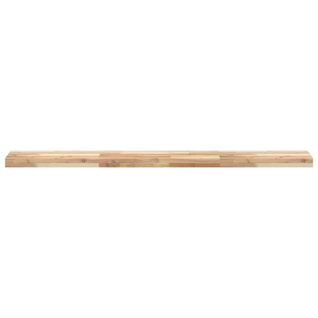 Schweberegale 4 Stk. 120x20x4 cm Massivholz Akazie Unbehandelt