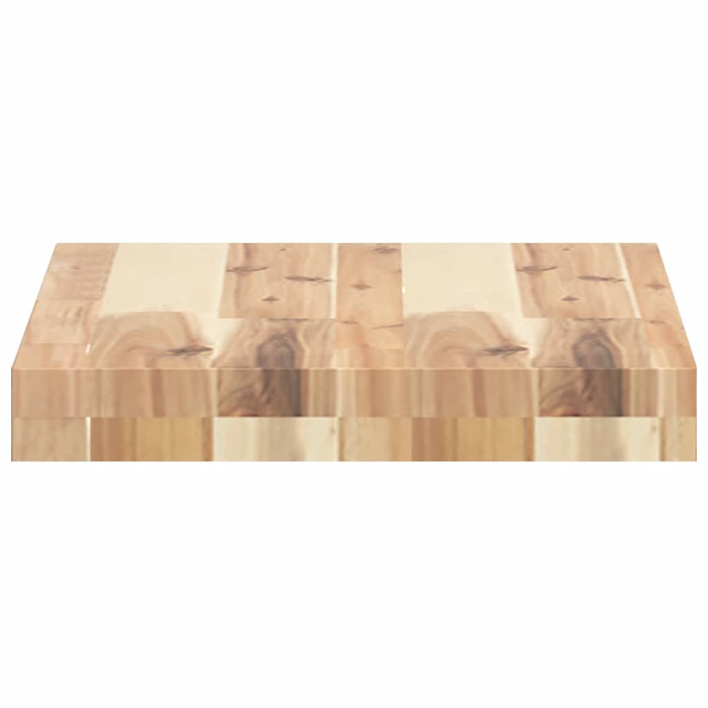Schweberegale 4 Stk. 40x30x4 cm Massivholz Akazie Unbehandelt