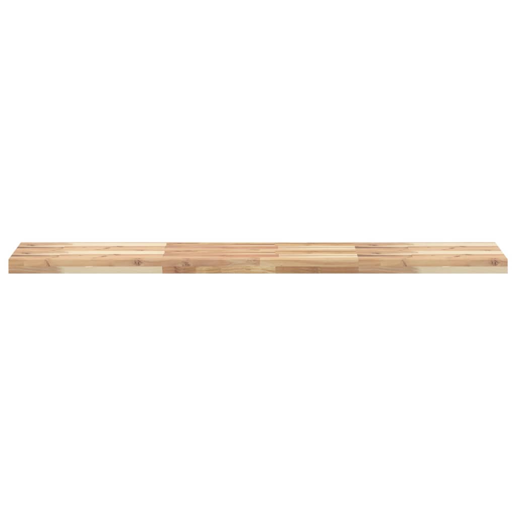 Schweberegale 4 Stk. 120x30x4 cm Massivholz Akazie Unbehandelt