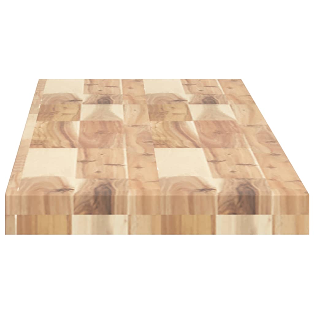 Schweberegale 4 Stk. 140x30x4 cm Massivholz Akazie Unbehandelt