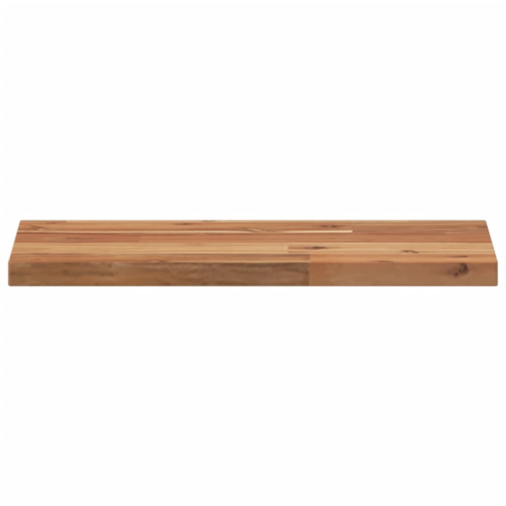 Schweberegale 2 Stk. 60x20x2 cm Massivholz Akazie Ölbehandelt