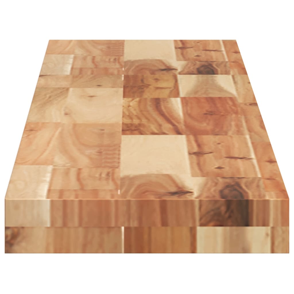 Schweberegale 4 Stk. 140x20x4 cm Massivholz Akazie Ölbehandelt