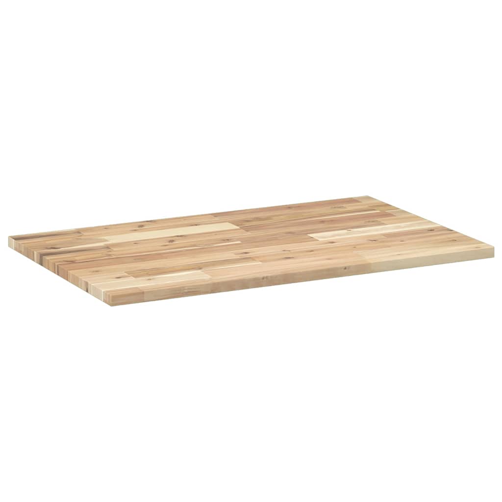 Schreibtischplatte Unbehandelt 80x50x2 cm Massivholz Akazie