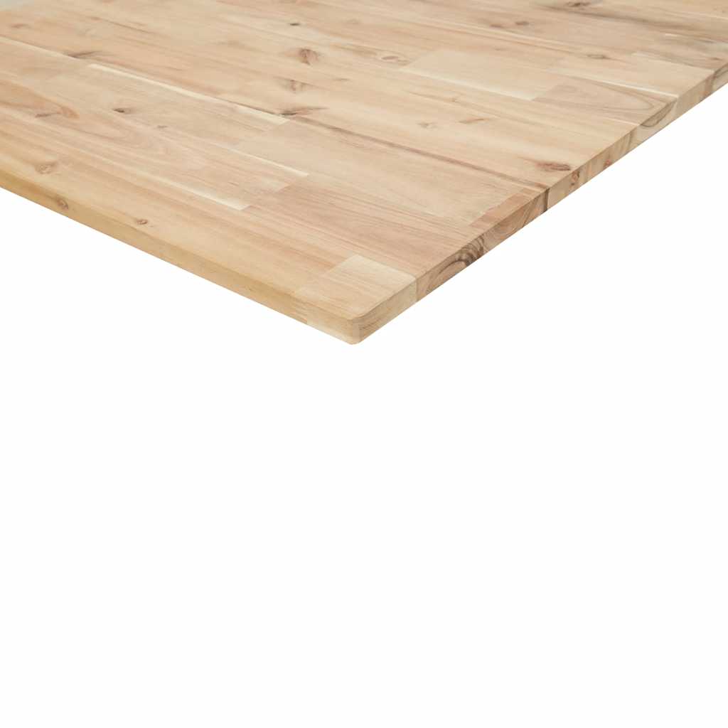 Schreibtischplatte Unbehandelt 80x50x2 cm Massivholz Akazie