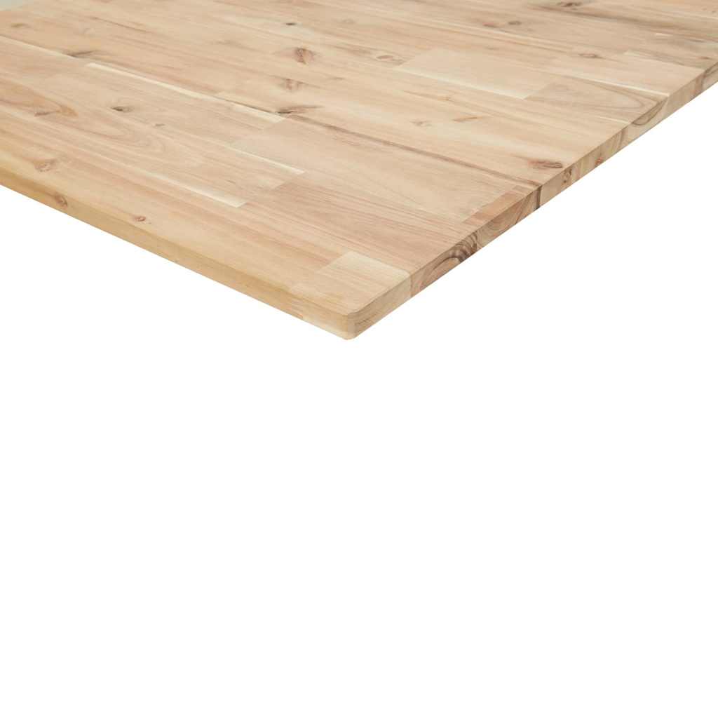 Schreibtischplatte Unbehandelt 80x60x2 cm Massivholz Akazie