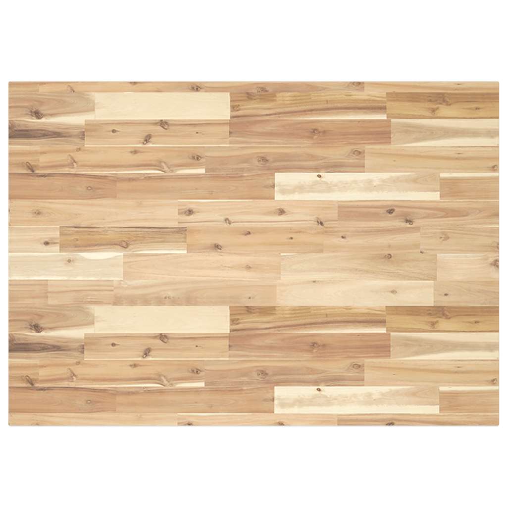 Desk top untreated 80x70x2 cm solid acacia wood