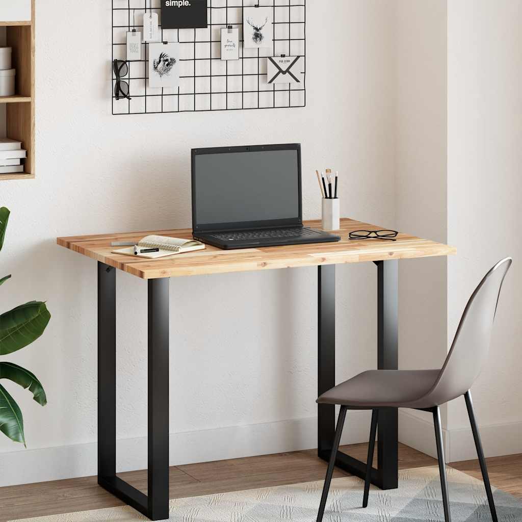 Desk top untreated 80x70x2 cm solid acacia wood