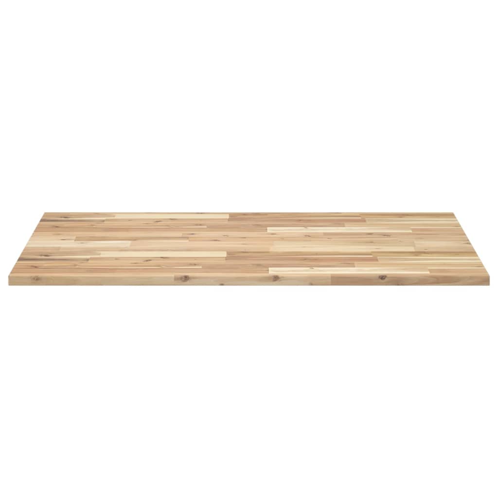 Desk top untreated 80x70x2 cm solid acacia wood