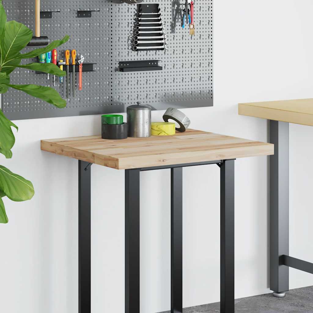 Schreibtischplatte Unbehandelt 100x60x4 cm Massivholz Akazie