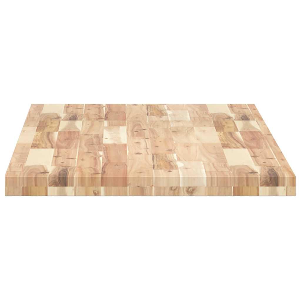 Schreibtischplatte Unbehandelt 140x60x4 cm Massivholz Akazie