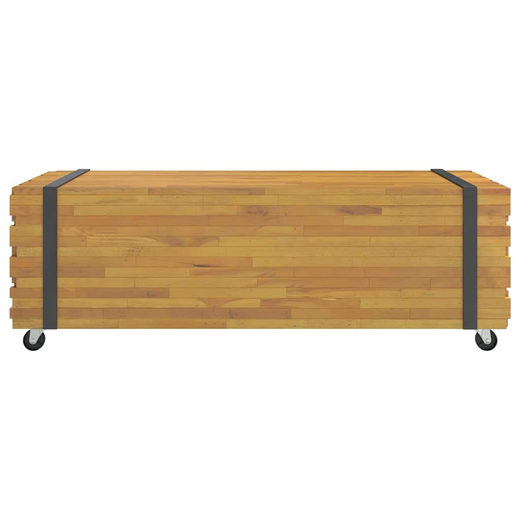 Table basse 110x45x35 cm en bois de teck massif