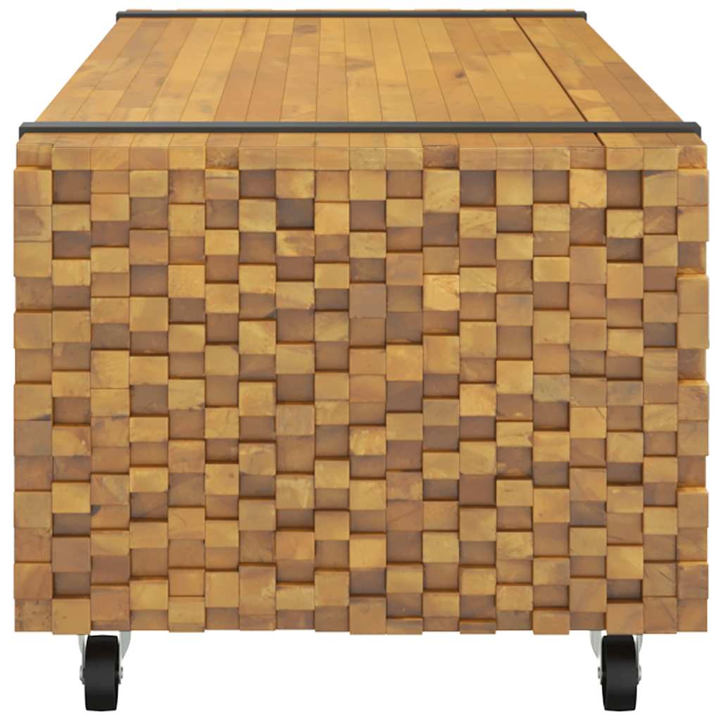 Table basse 110x45x35 cm en bois de teck massif